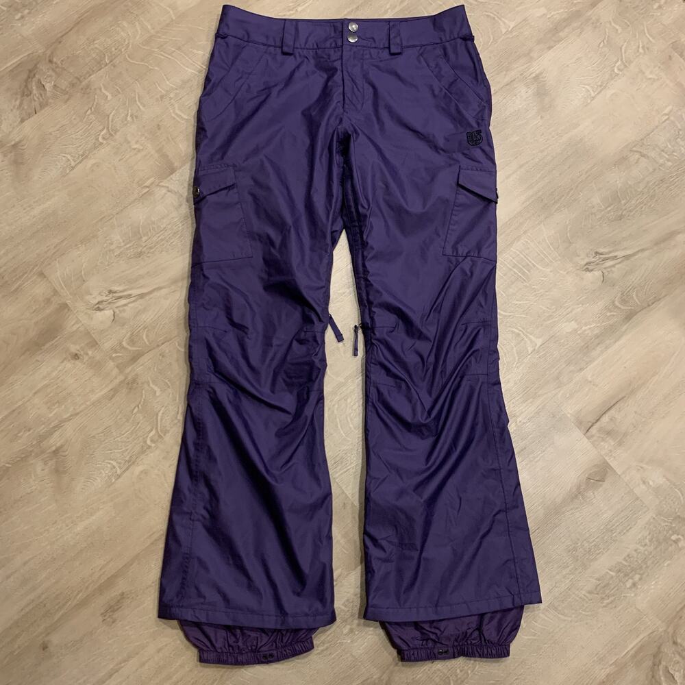 Burton Snowboards DryRide Snow Pants Ski Women's Medium M Purple Da Nang Winter